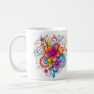 Pride geïnspireerde Floral Mok