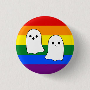 Pride Ghosts Ronde Button 3,2 Cm