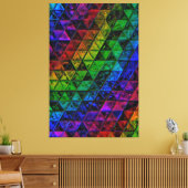 Pride Glas  Canvas Afdruk (Insitu (Woonkamer))