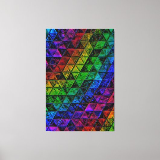 Pride Glas  Canvas Afdruk (Voorkant)
