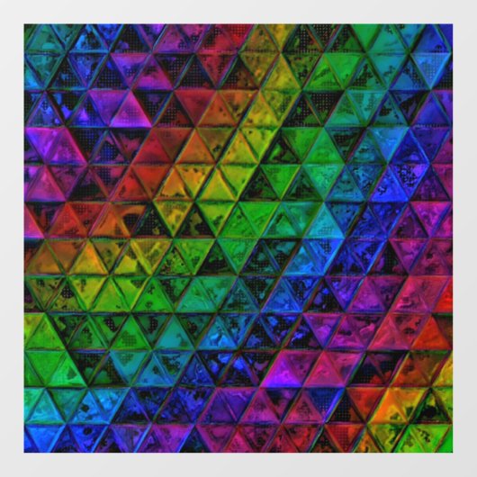 Pride Glas Raamsticker (Vel)