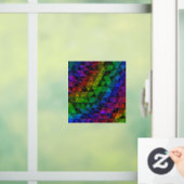 Pride Glas Raamsticker (Huis)