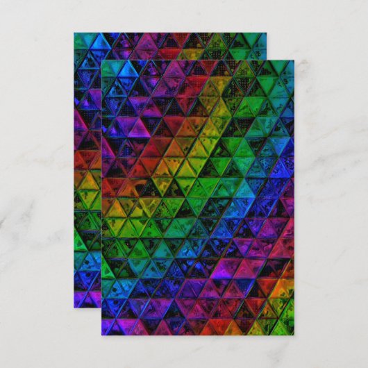 Pride Glass Bedankkaart (Voorkant / Achterkant)