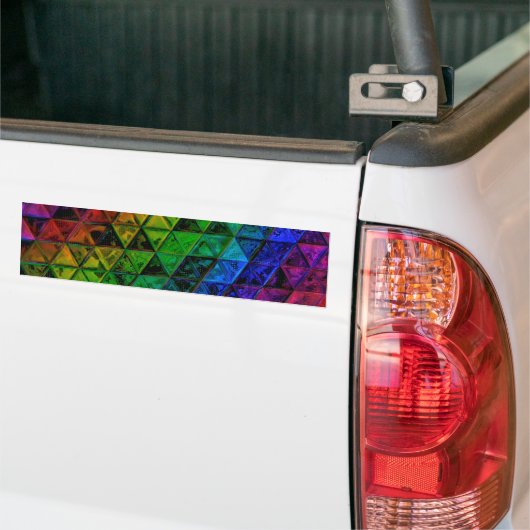 Pride Glass Bumpersticker (Op Truck)