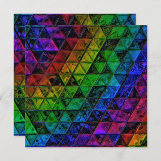 Pride Glass Feestdagenkaart (Voorkant / Achterkant)