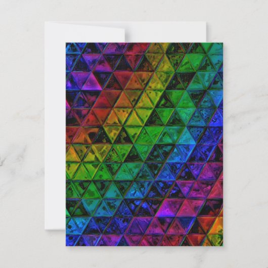 Pride Glass Feestdagenkaart (Voorkant)