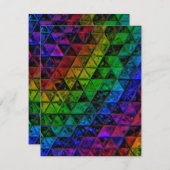 Pride Glass Feestdagenkaart (Voorkant / Achterkant)