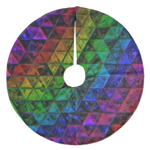 Pride Glass Fleece Kerstboom Rok