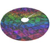 Pride Glass Fleece Kerstboom Rok (Gekanteld)