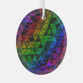 Pride Glass Glas Ornament (Voorkant Rechts)