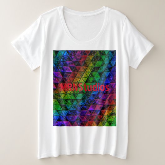 Pride Glass Grote Maat T-shirt (Design voorkant)
