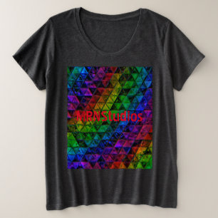 Pride Glass Grote Maat T-shirt