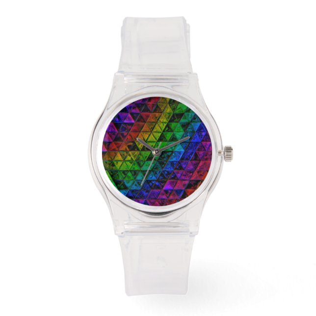 Pride Glass Horloge (Voorkant)