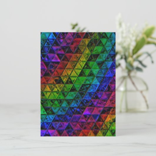 Pride Glass Kaart (Staand voorkant)