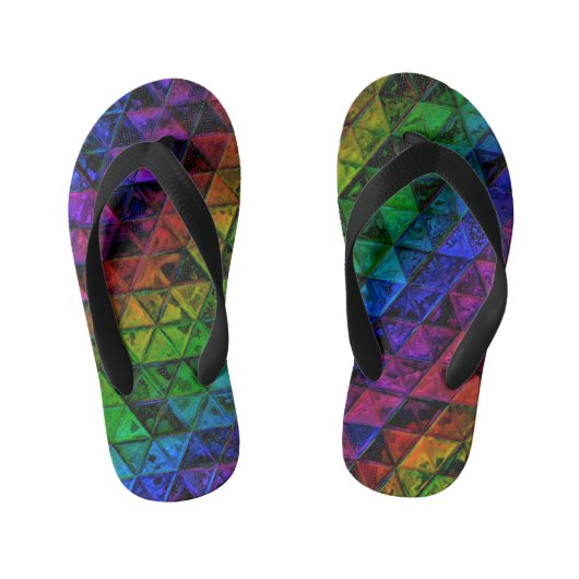 Pride Glass Kinder Teenslippers (Voetbed)