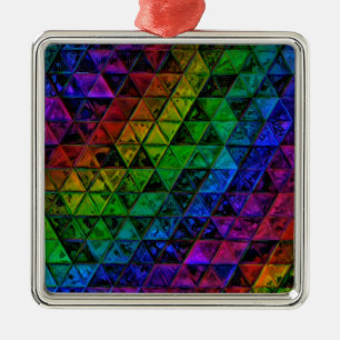 Pride Glass Metalen Ornament