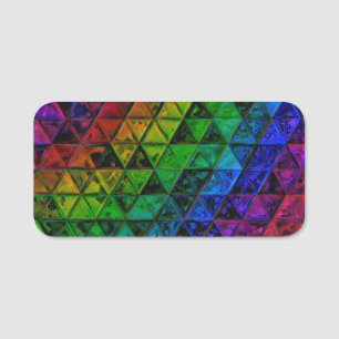 Pride Glass Naamplaatje