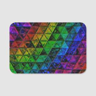 Pride Glass Naamplaatje