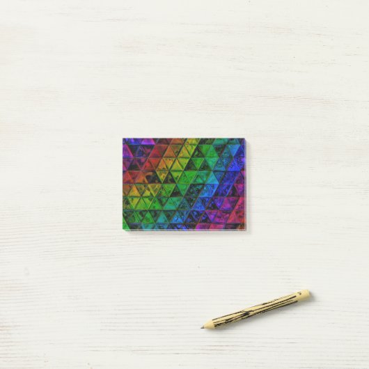 Pride Glass Post-it® Notes (Op bureau)