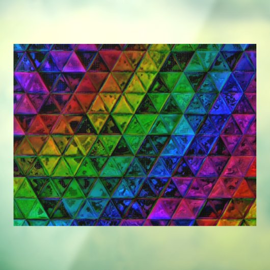 Pride Glass Raamsticker (Vel 3)