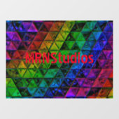 Pride Glass Raamsticker (Vel)