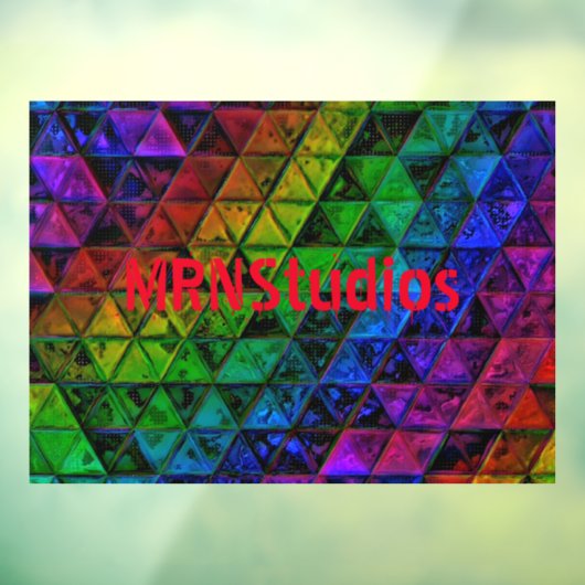 Pride Glass Raamsticker (Vel 3)