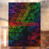 Pride Glass Raamsticker (Vel 2)