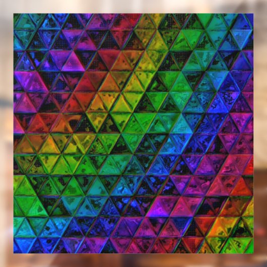 Pride Glass Raamsticker (Vel 2)