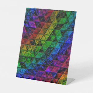 Pride Glass Reclamebord Met Voetstuk