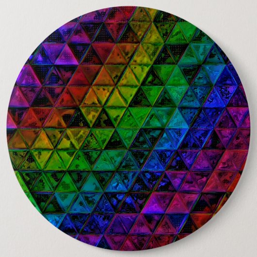 Pride Glass Ronde Button 6,0 Cm (Voorkant)