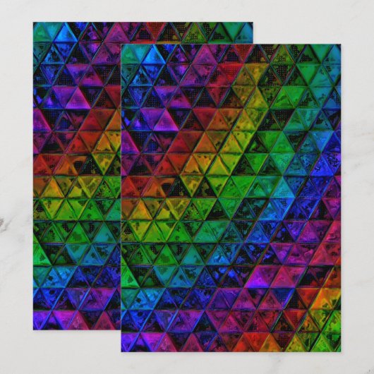 Pride Glass Save The Date (Voorkant / Achterkant)