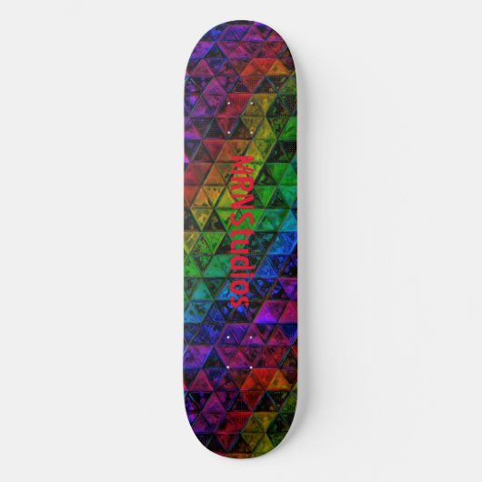Pride Glass Skateboard (Voorkant)
