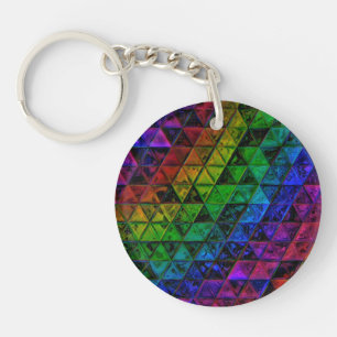 Pride Glass Sleutelhanger