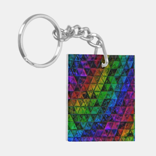 Pride Glass Sleutelhanger (Voorkant Links)