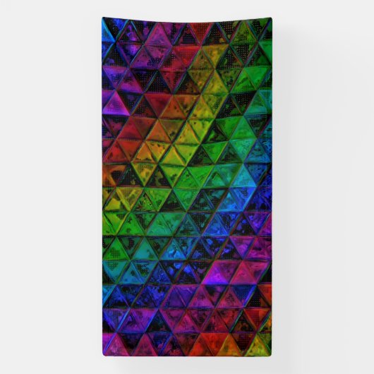 Pride Glass Spandoek (Verticaal)