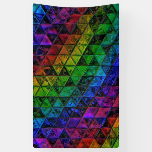 Pride Glass Spandoek (Verticaal)