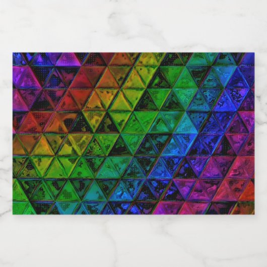 Pride Glass Sparkling Wijnetiket (Enkel label)