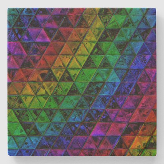 Pride Glass Stenen Onderzetter (Voorkant)