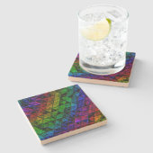 Pride Glass Stenen Onderzetter (Zijkant)