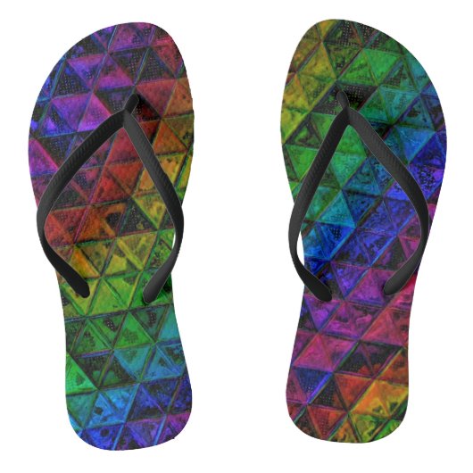 Pride Glass Teenslippers (Voetbed)