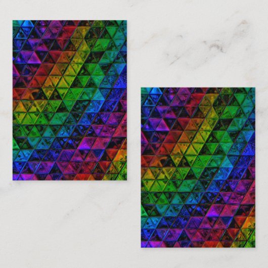 Pride Glass Visitekaartje (Voorkant / Achterkant)