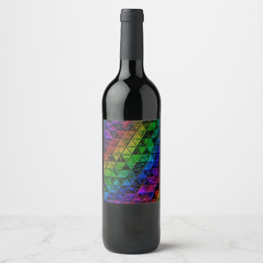 Pride Glass Wijn Etiket (Voorkant)