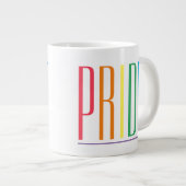 PRIDE Grote Witte Keramische Mok (Voorkant rechts)