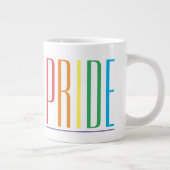 PRIDE Grote Witte Keramische Mok (Rechts)