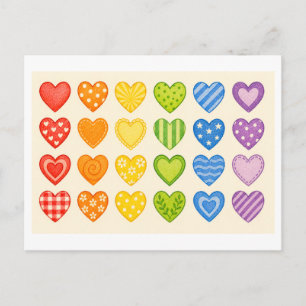 Pride Hart Collage Briefkaart