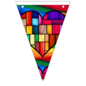 Pride Heart bunting banner (Derde vlag)