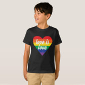Pride Heart Kinder Shirt (Voorkant volledig)