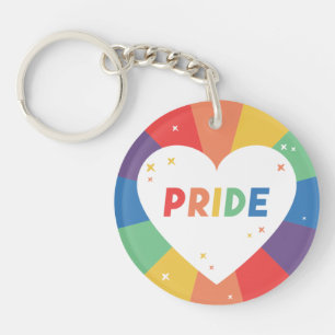 Pride Heart Sparkle Sleutelhanger