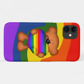 Pride Heart Teddy Bear Case-Mate iPhone Case (Achterkant (horizontaal))