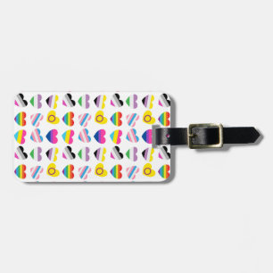 Pride Hearts Bagagelabel